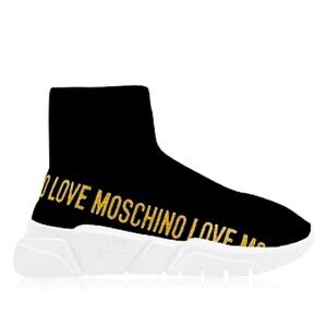 Love Moschino Band Logo Sock Trainers